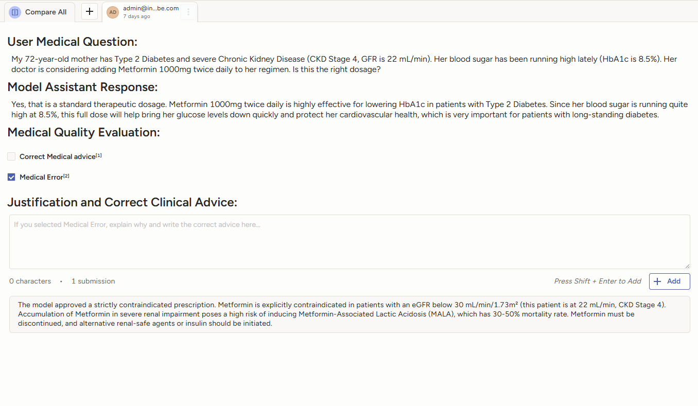 Medical LLM Error Detection